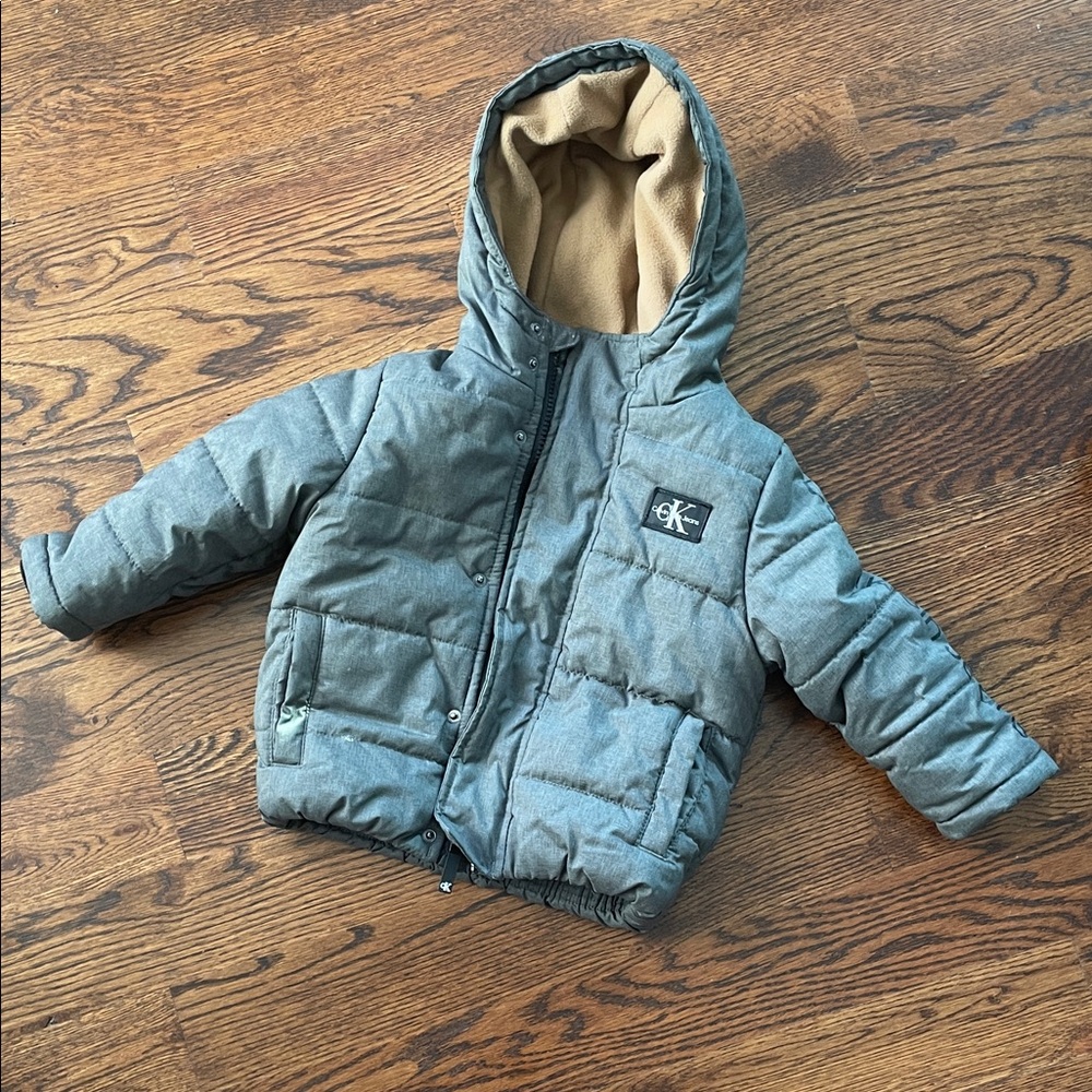 Calvin Klein Jeans Tan Fleece Jacket